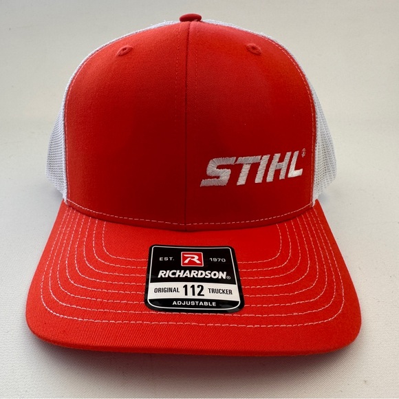 Stihl Richardson 112 Trucker Embroidered Mesh Snapback Cap Hat Multicolor - Picture 2 of 4